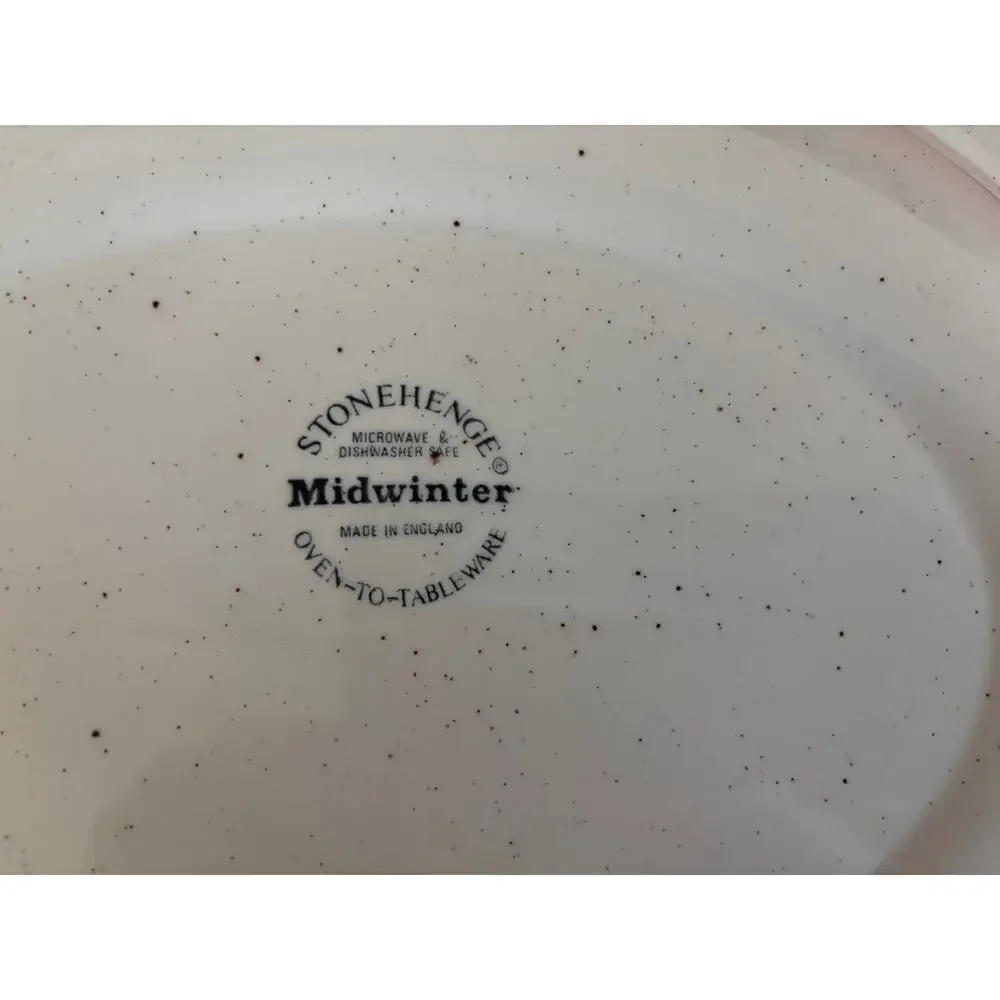 Stonehenge Midwinter Wild Oats Platters Set Oval Stoneware Wedgwood England